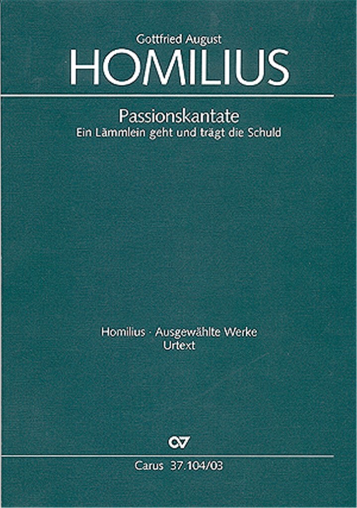 Ein Lämmlein geht und trägt die Schuld