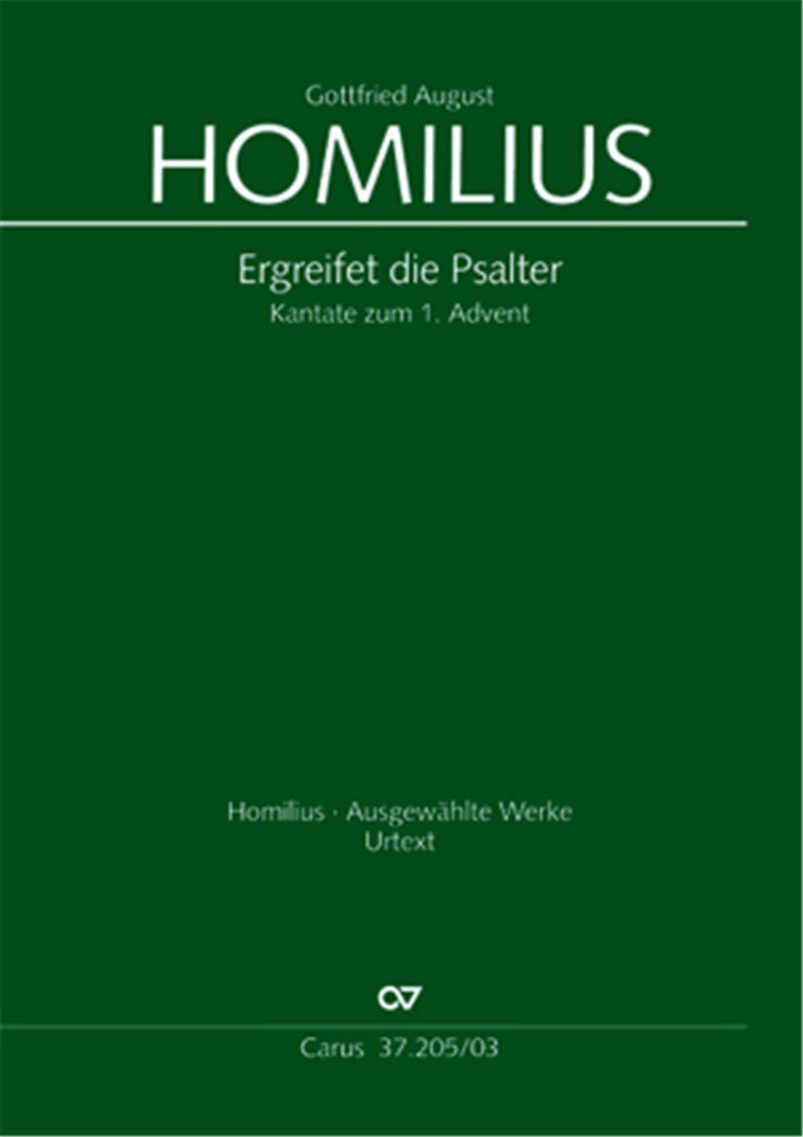 Ergreifet die Psalter, ihr christlichen Chöre
