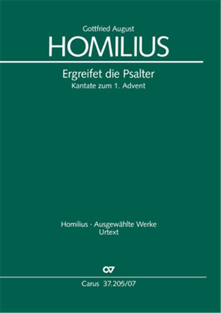 Ergreifet die Psalter, ihr christlichen Chöre