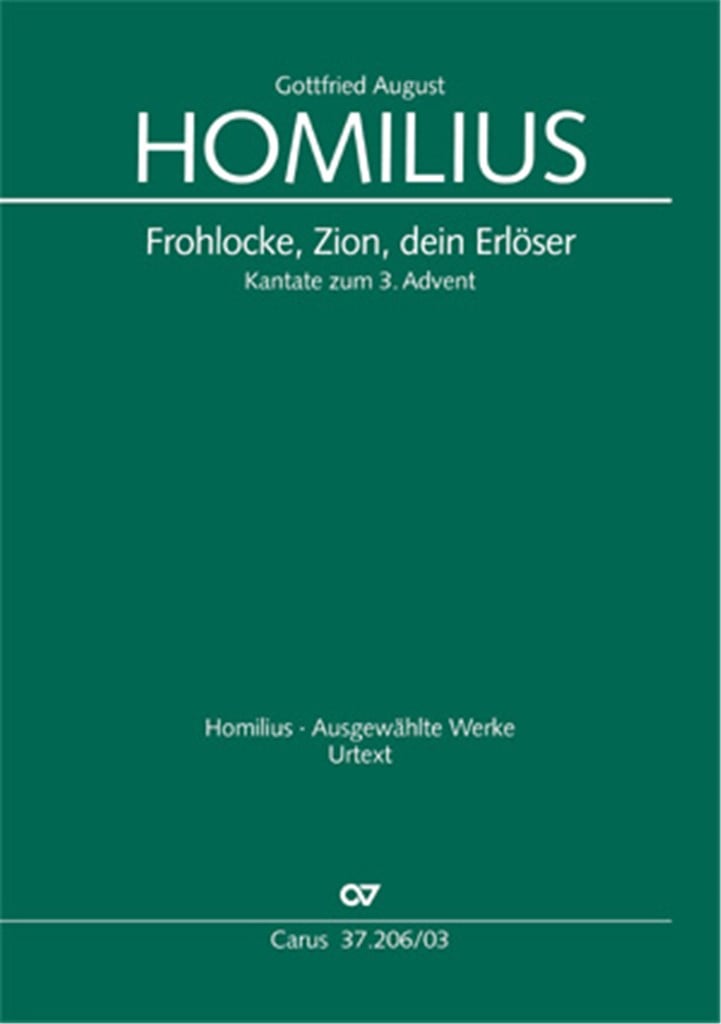 Frohlocke, Zion, dein Erlöser