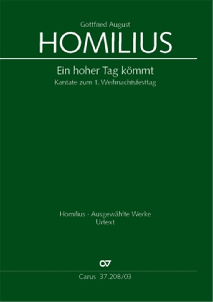 Ein hoher Tag kömmt