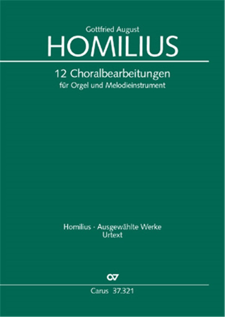 12 Choralbearbeitungen für Orgel und Melodieinstr