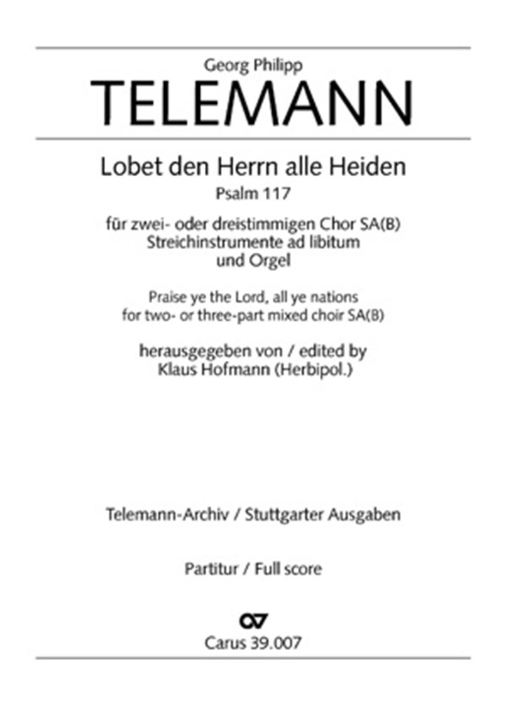 Lobet den Herrn, alle Heiden [II]