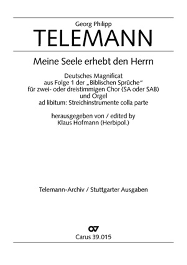 Meine Seele erhebt den Herrn
