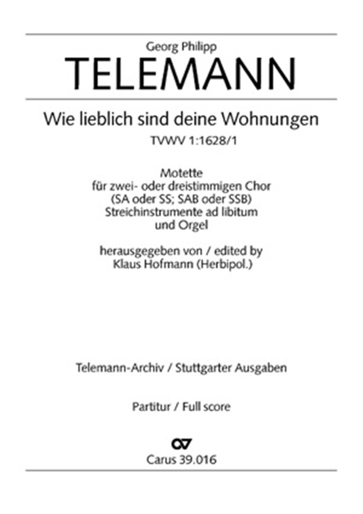 Wie lieblich sind deine Wohnungen