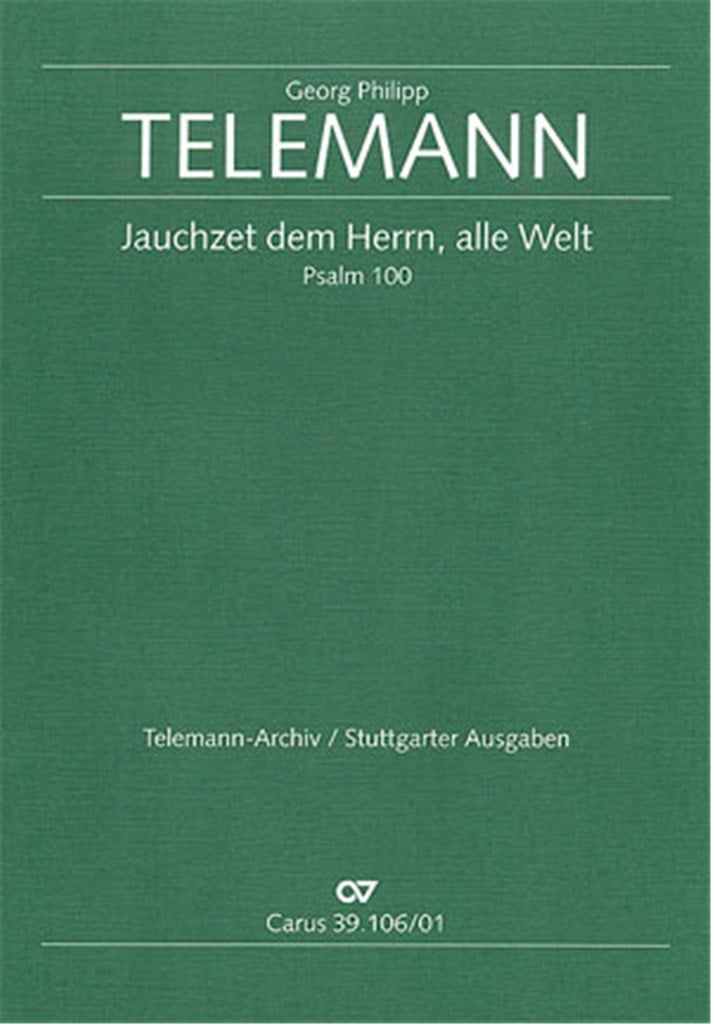 Jauchzet dem Herrn, alle Welt
