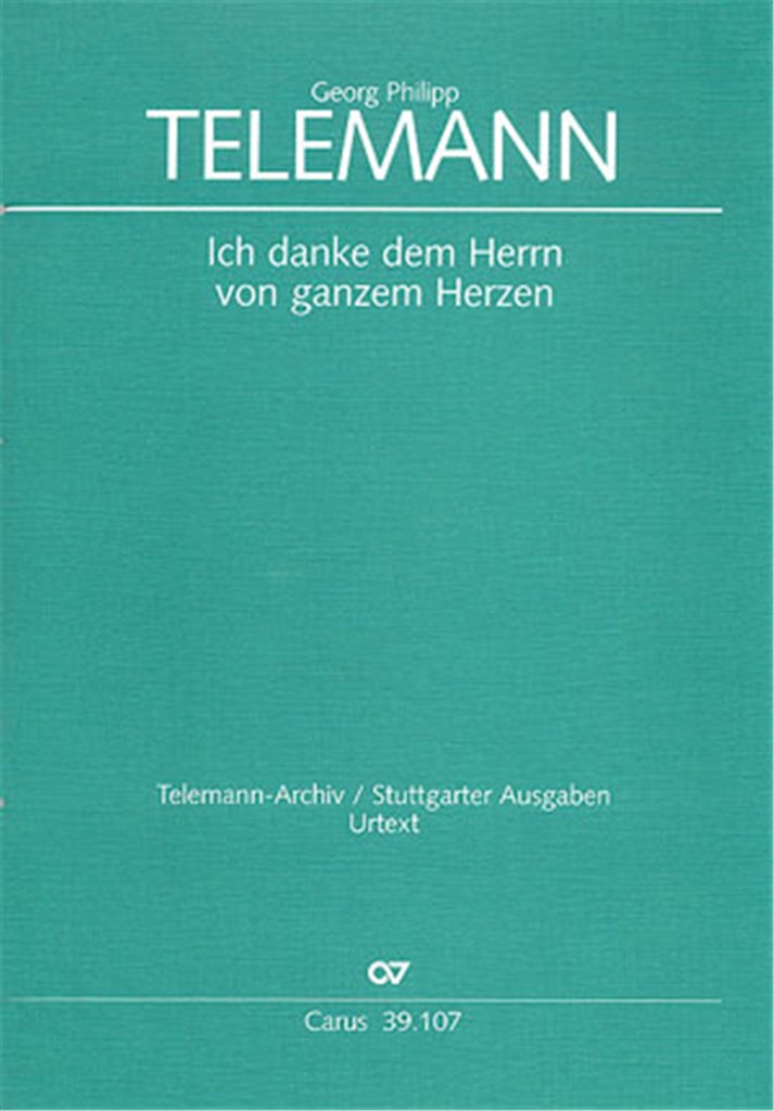 Ich danke dem Herrn vom ganzen Herzen TVWV 7:14