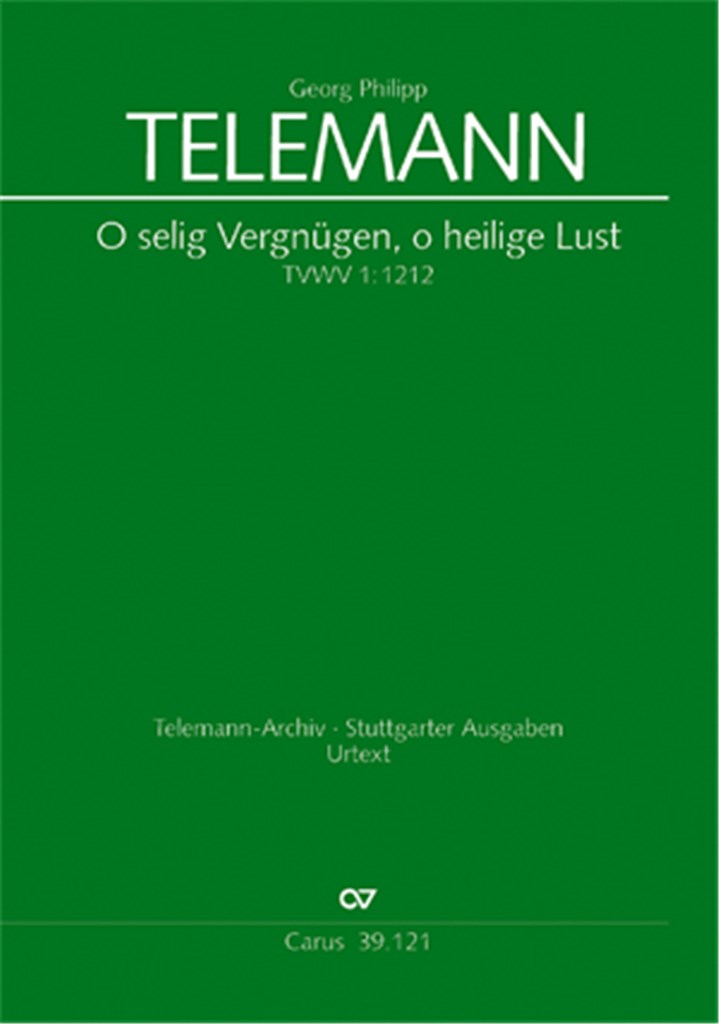 O selig Vergnügen, o heilige Lust