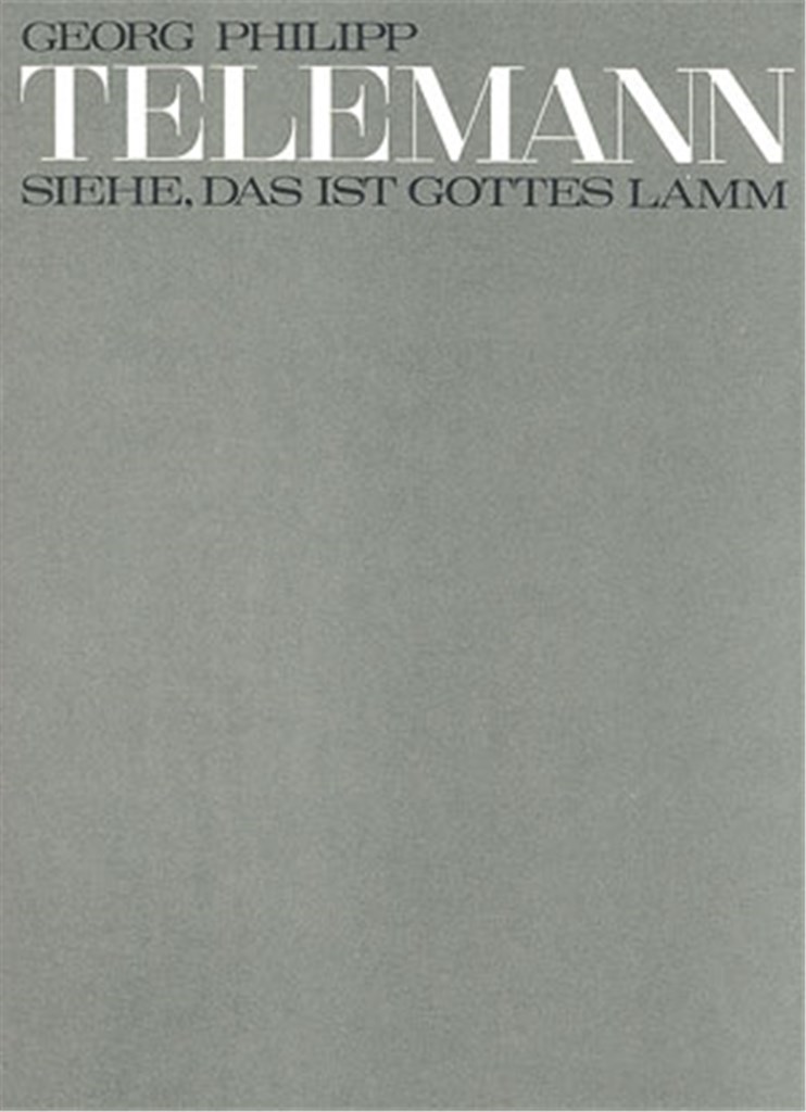 Siehe, das ist Gottes Lamm [II] TVWV 1:1316