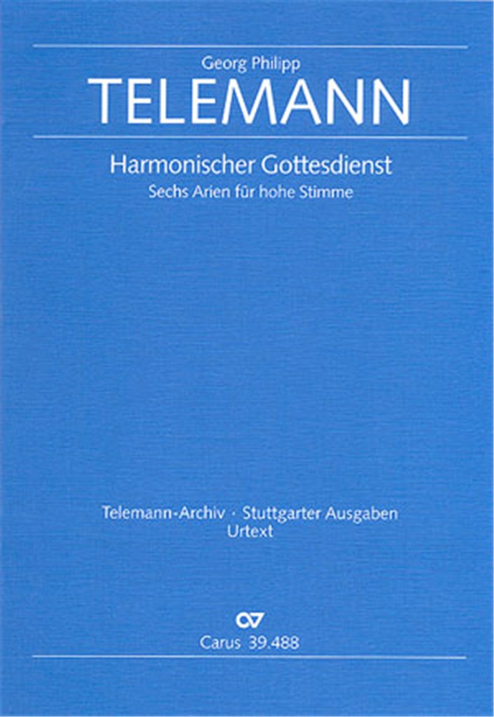 Sechs Arien aus dem Harmonischen Gottesdienst