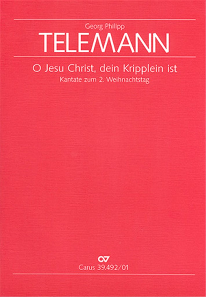O Jesu Christ, dein Kripplein ist