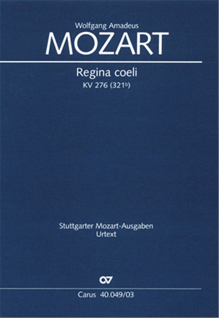 Regina Coeli C KV276 [321b]