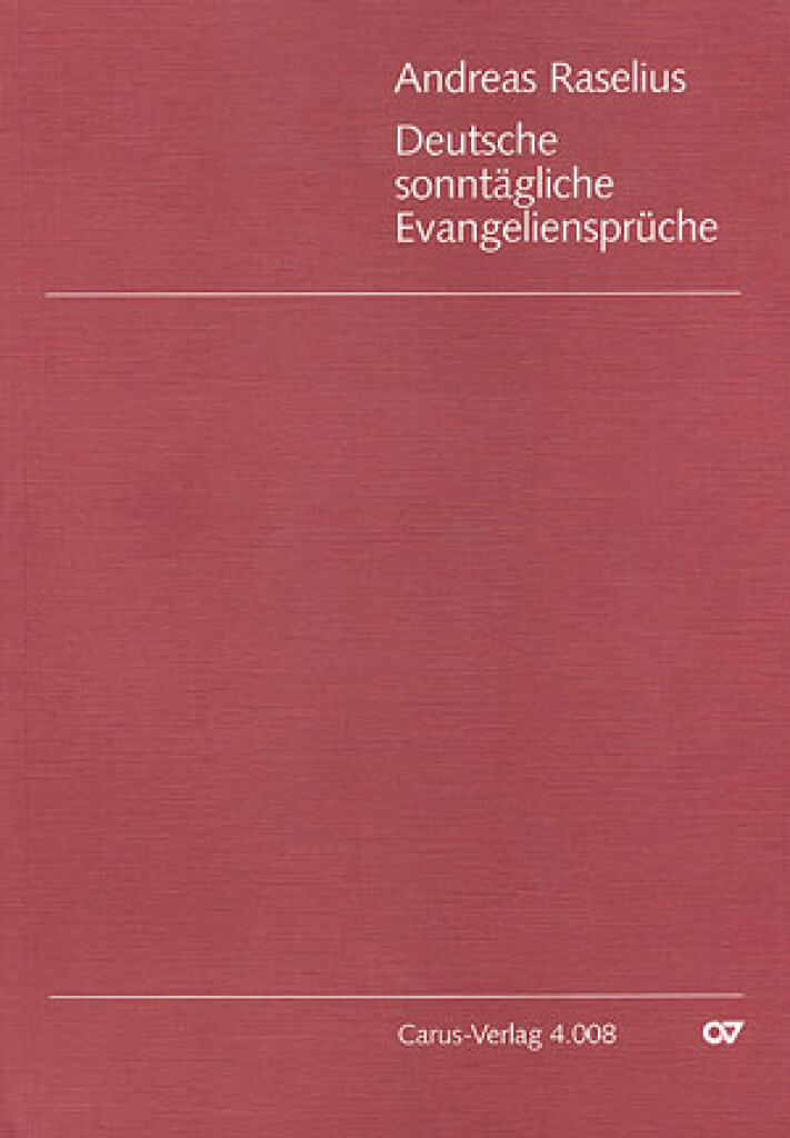 Deutsche sonntägliche Evangeliensprüche [1594]