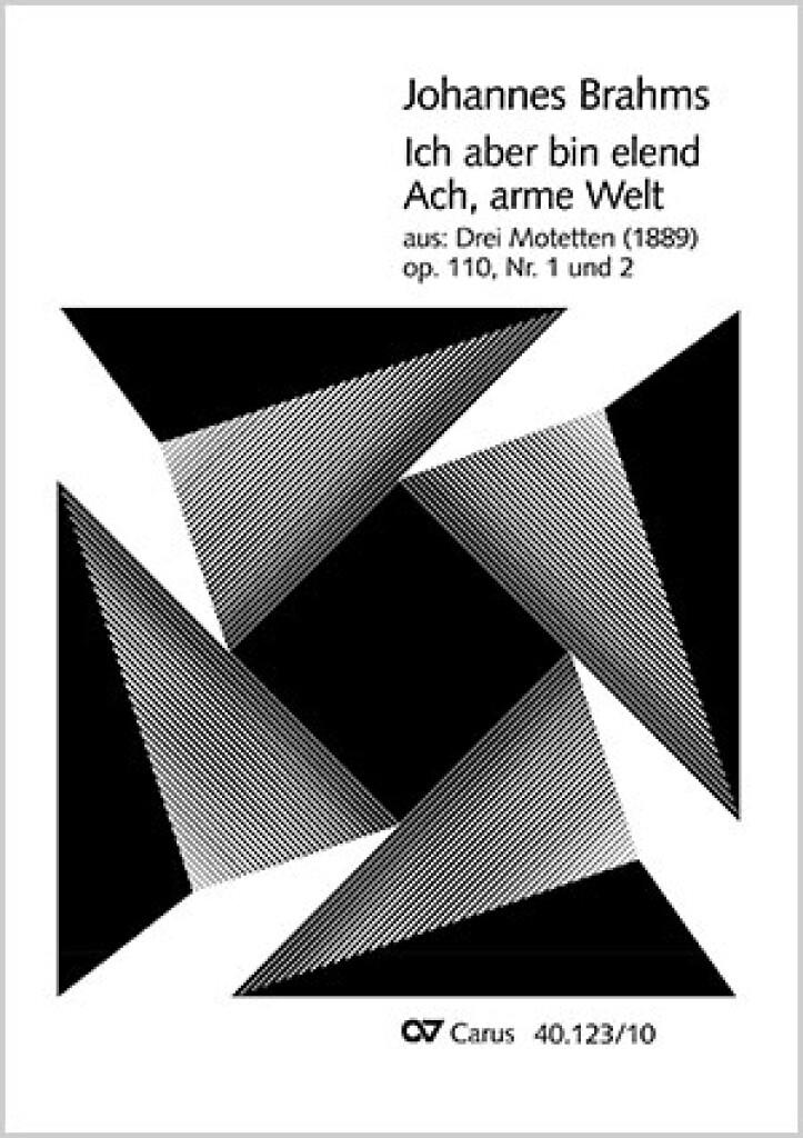 Brahms: Ich aber bin elend- Ach, arme Welt
