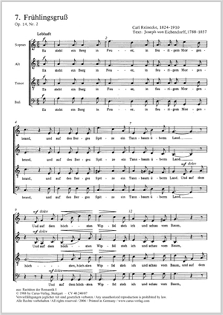 Frühlingsgruss op. 14,2