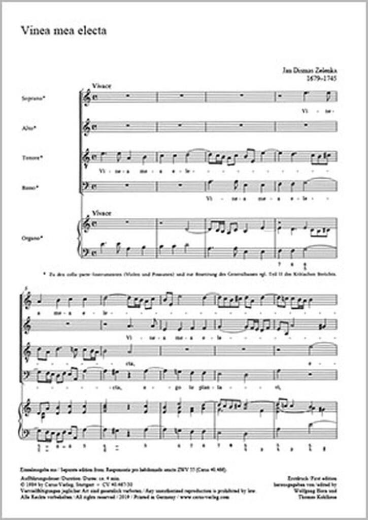 Vinea mea electa (ZWV 55,no.12)