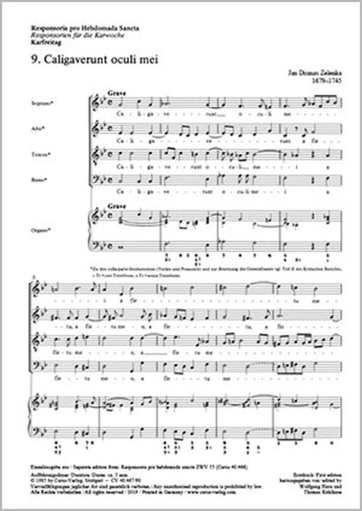 Caligaverunt oculi mei (ZWV 55, no.18)