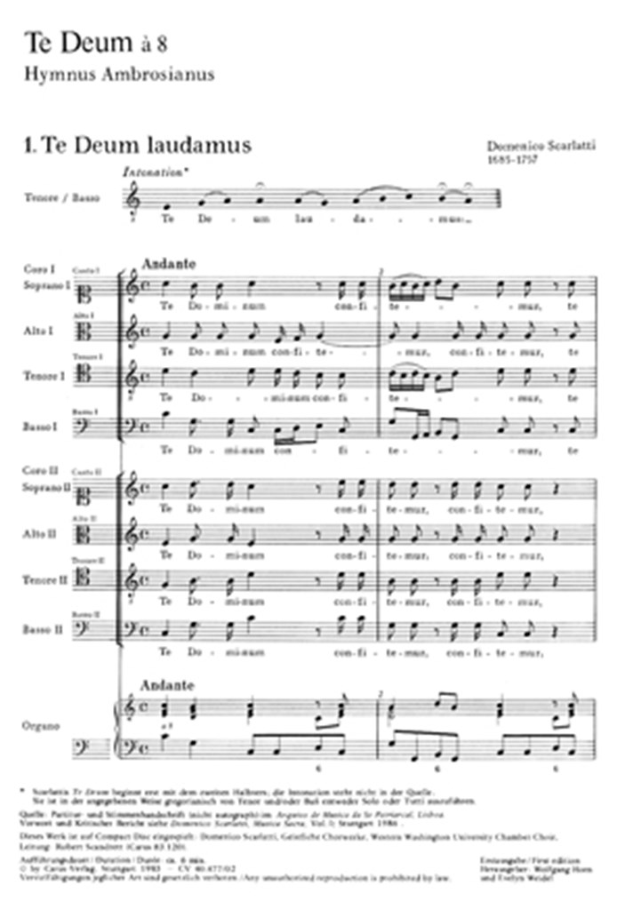 Te Deum à 8
