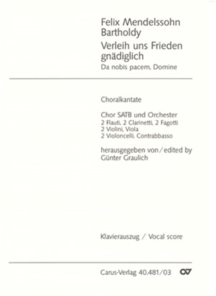 Verleih uns Frieden gnädiglich