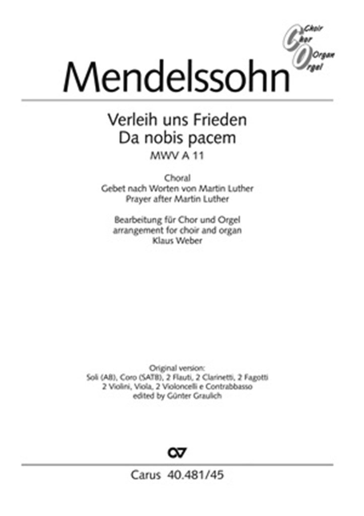 Verleih uns Frieden gnädiglich