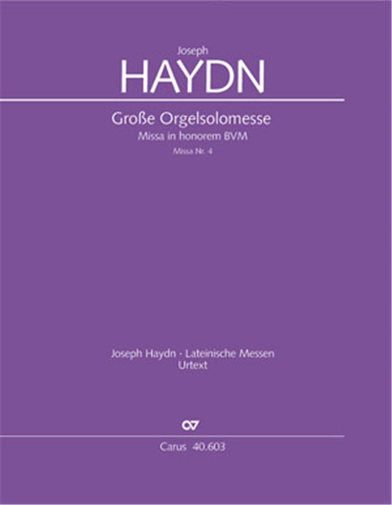 Große Orgelsolomesse in Es