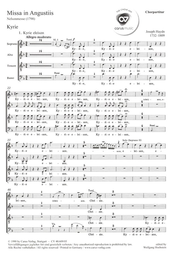 Missa in Angustiis