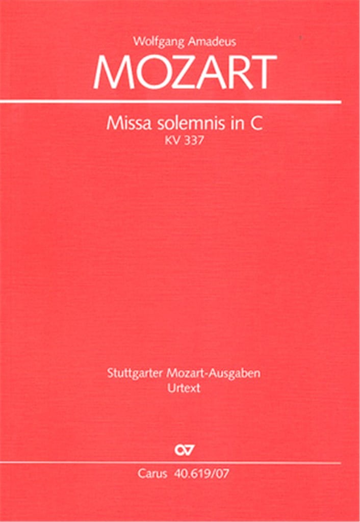 Missa solemnis in C