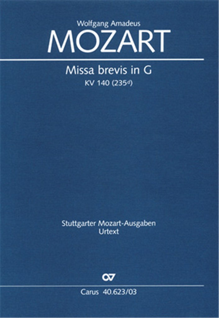 Missa brevis in G KV 140 [235d]