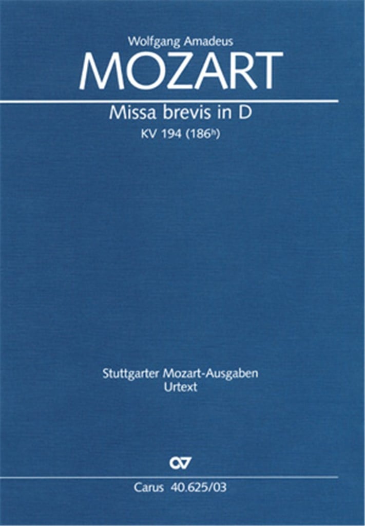 Missa brevis in D KV 194