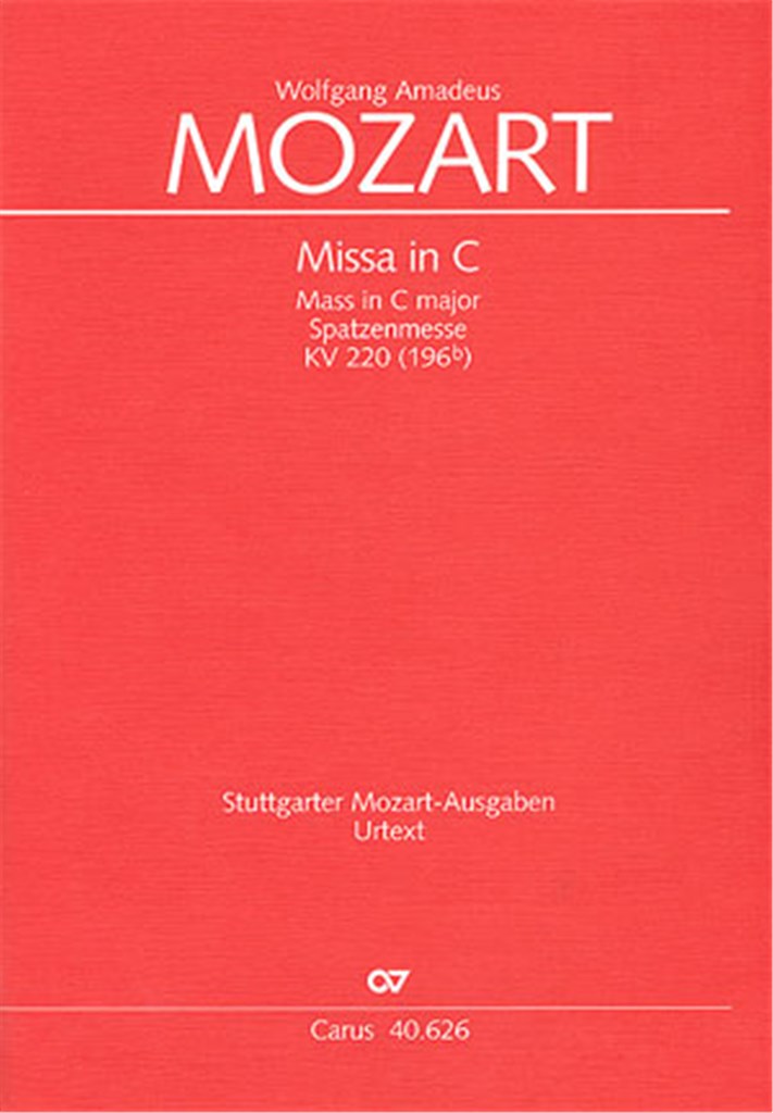 Missa in C KV 220 [196b]