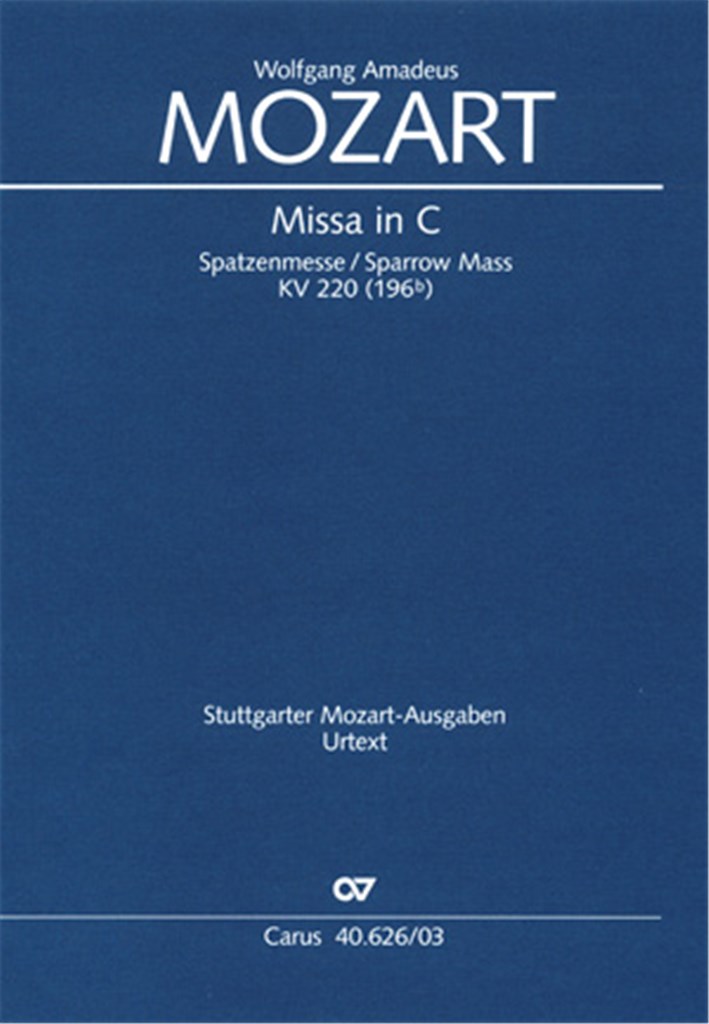 Missa in C KV 220 [196b]
