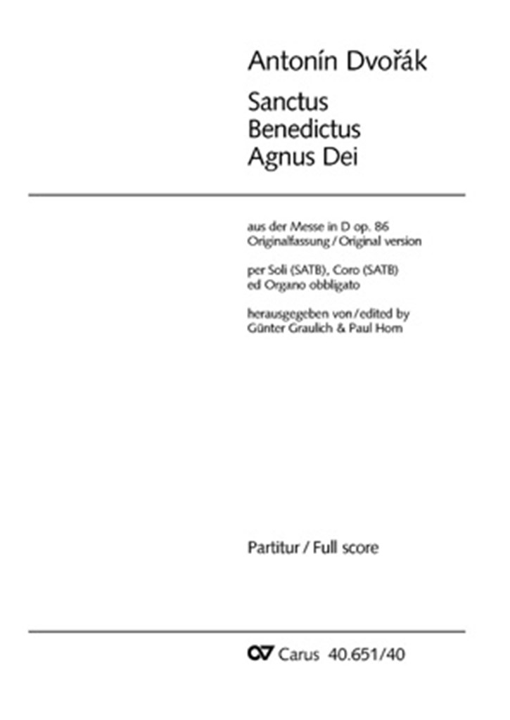 Sanctus, Benedictus und Agnus Dei