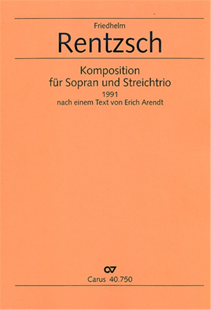 Komposition für Sopran und Streichtrio