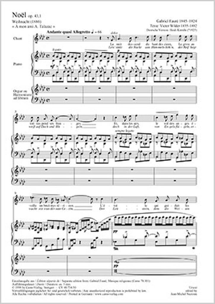 Fauré: Noël- En prière