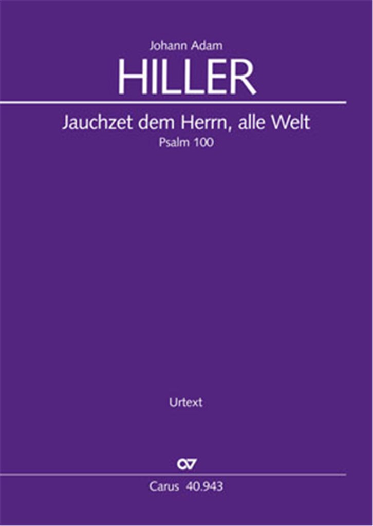 Jauchzet dem Herrn, alle Welt