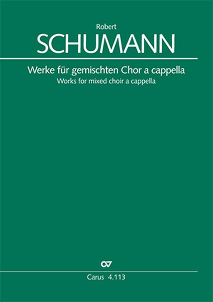 Werke Für Gemischten Chor A Cappella