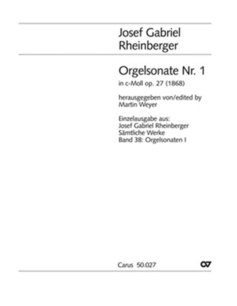 Orgelsonate Nr. 1