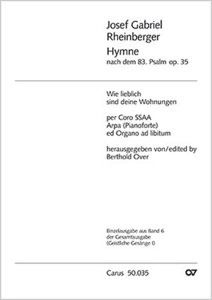 Wie lieblich sind deine Wohnungen