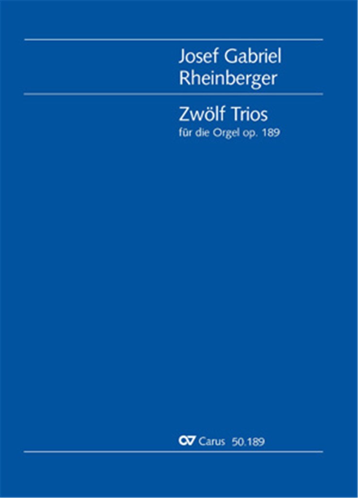 Zwölf Trios für die Orgel