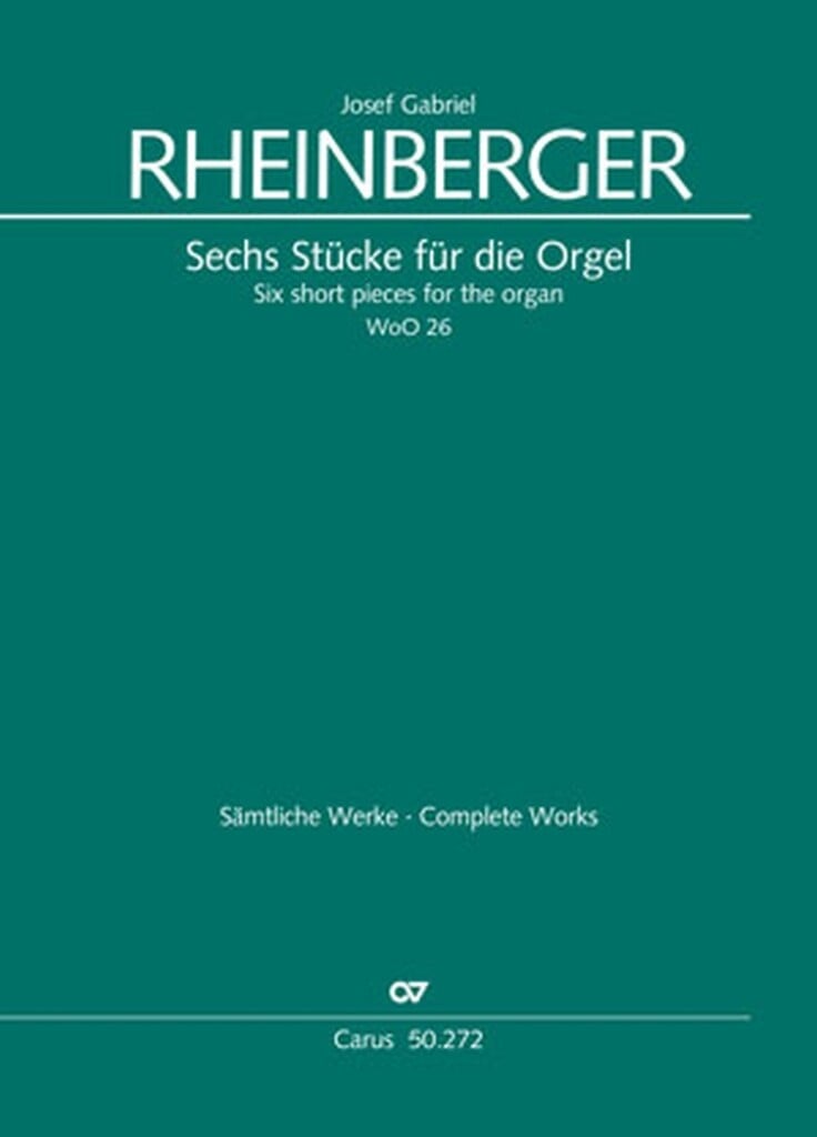 Six short pieces for the organ