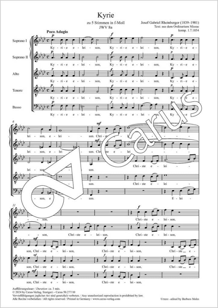 Kyrie - F minor