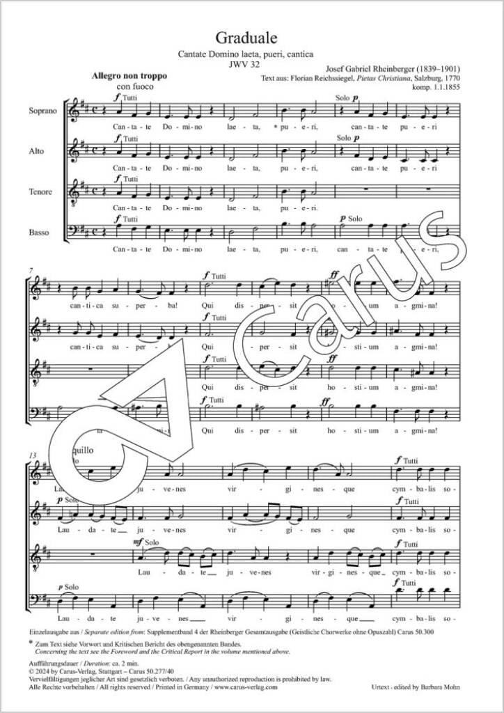 Graduale - D major