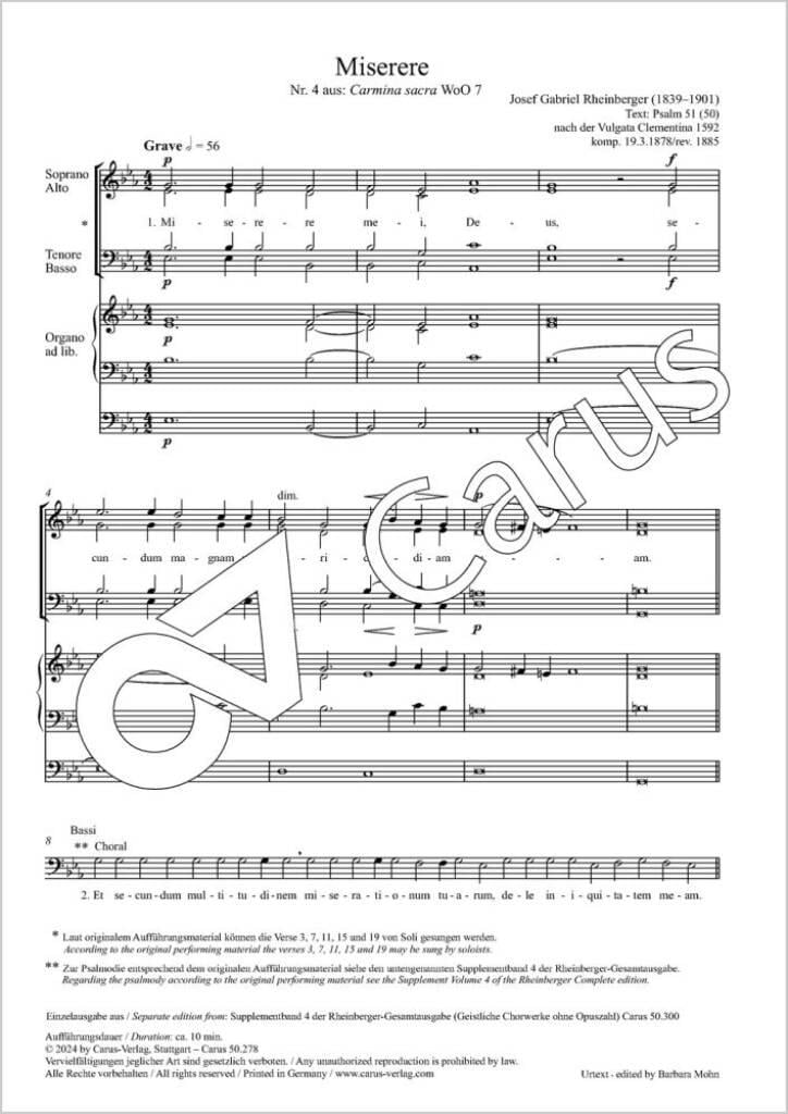 Miserere - WoO 7,4