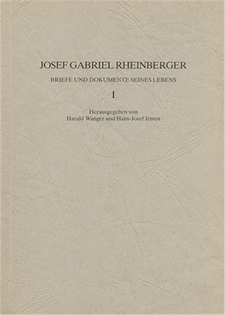 Briefe und Dokumente seines Lebens I