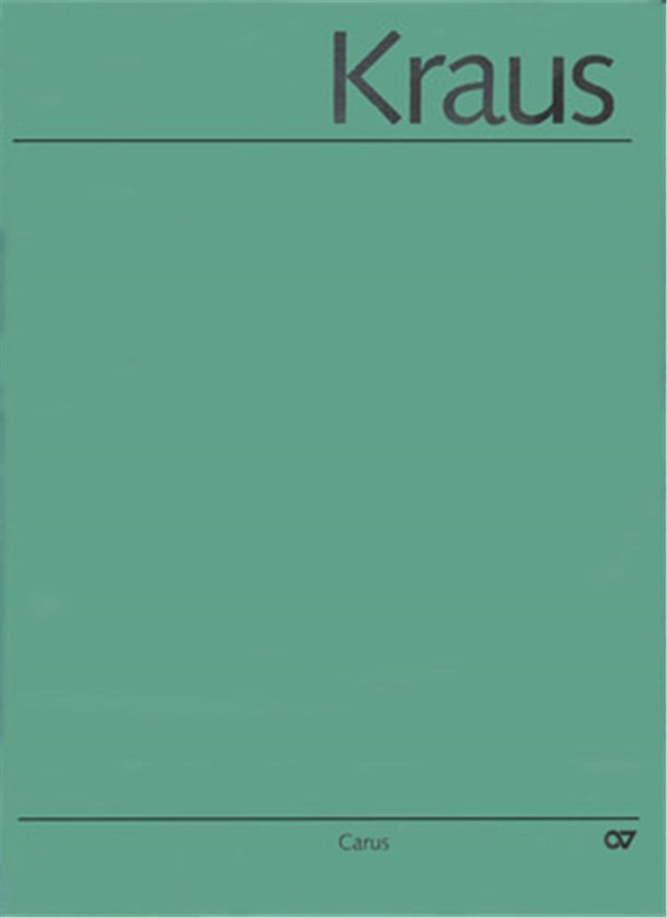Kraus: Kammermusik I. Musikalische Werke, Bd. VI/1
