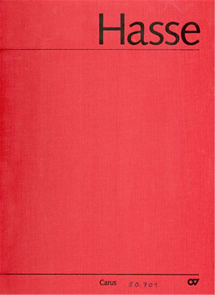 Hasse: Vesperpsalmen. Hasse-Werkausgabe IV/1