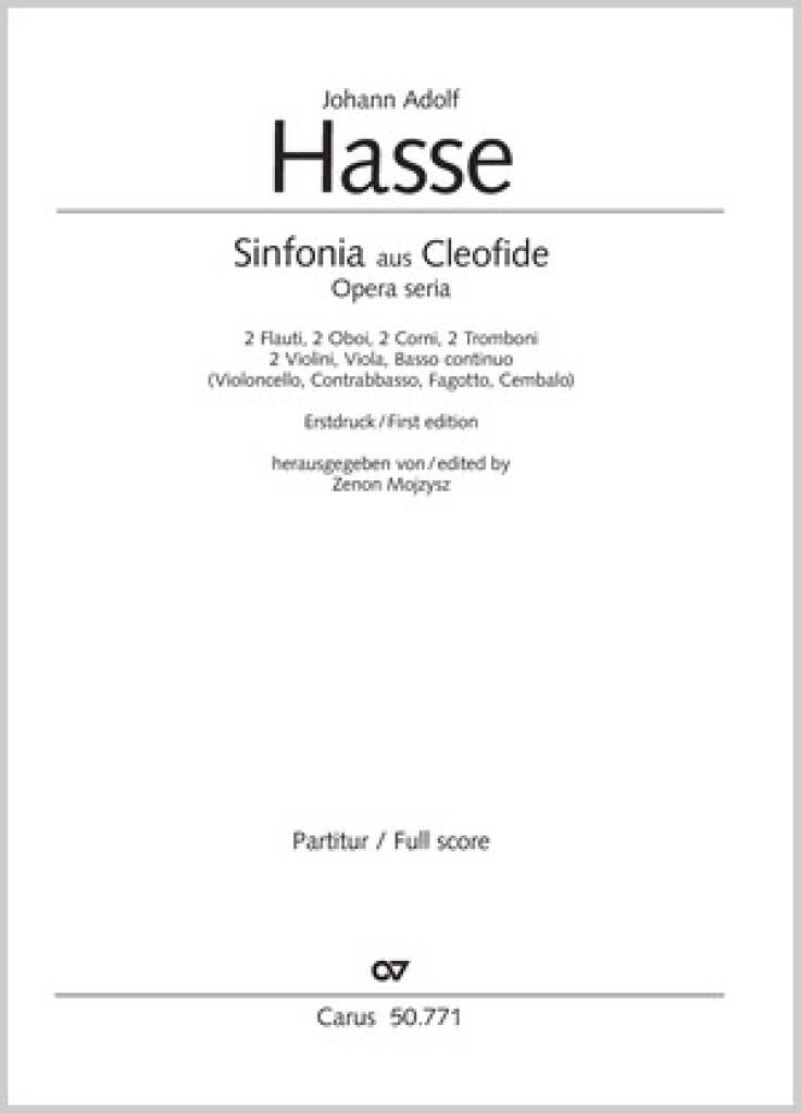 Sinfonia aus Cleofide