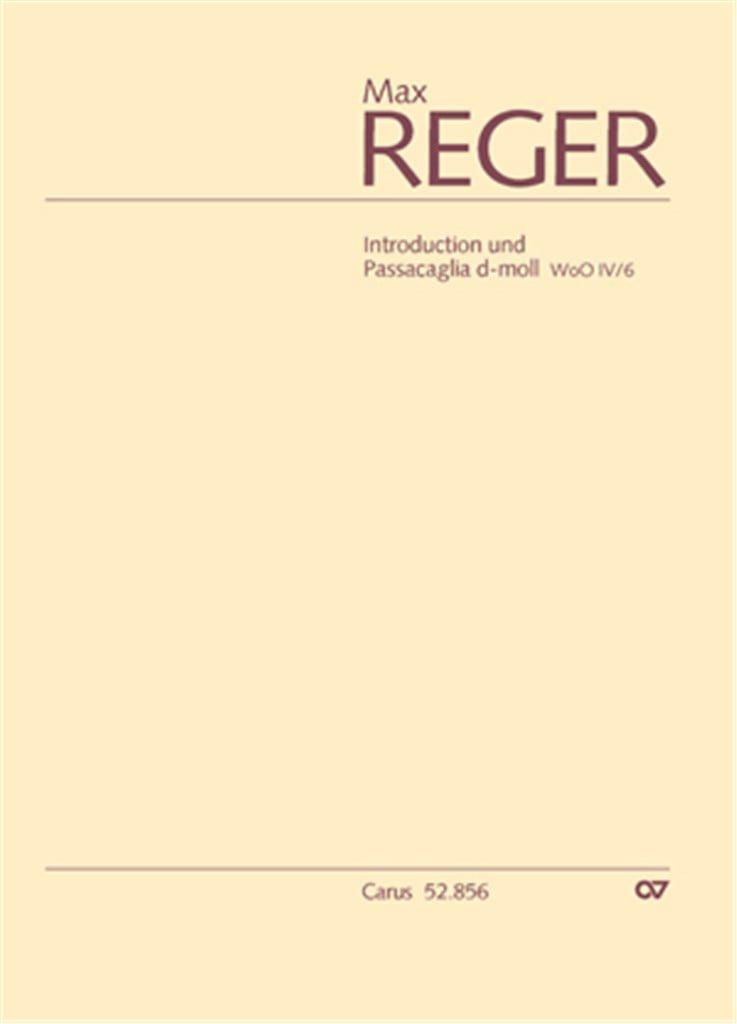 Introduction und Passacaglia d-moll