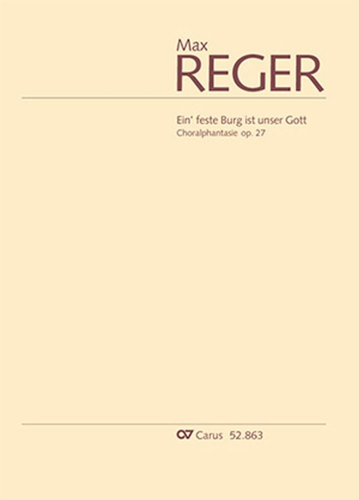 Choralphantasie Ein' Feste Burg Ist Unser Gott