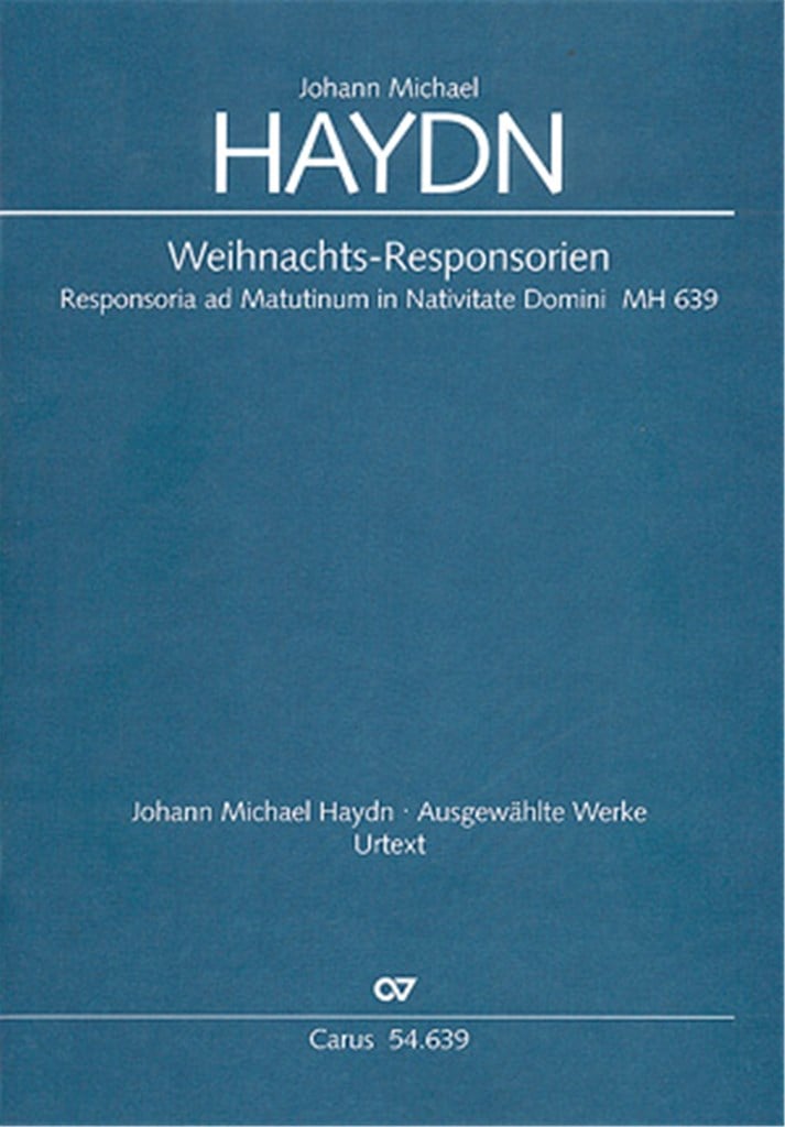 Haydn, M.: Weihnachtsresponsorien